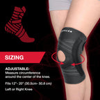 MUELLER Sports Medicine Adjustable Knee Brace, Knee Support for Arthritis Pain, Knee Sprains, ACL, MCL Joint Instability & Injury Recovery, Compression Stabilizer for Walking, Running, Sports & Daily Activities, One Size Fits Most