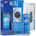 Buy now Blitz Watch Care Kit Watch Cleaning Set for Gold, Silver, Platinum, & Leather Bands Non-Porous, Precious & Semi-Precious Stone Settings Nontoxic, Non-Abrasive, & Planet Friendly Made in the USA Pack of 2 Default at indiglob india