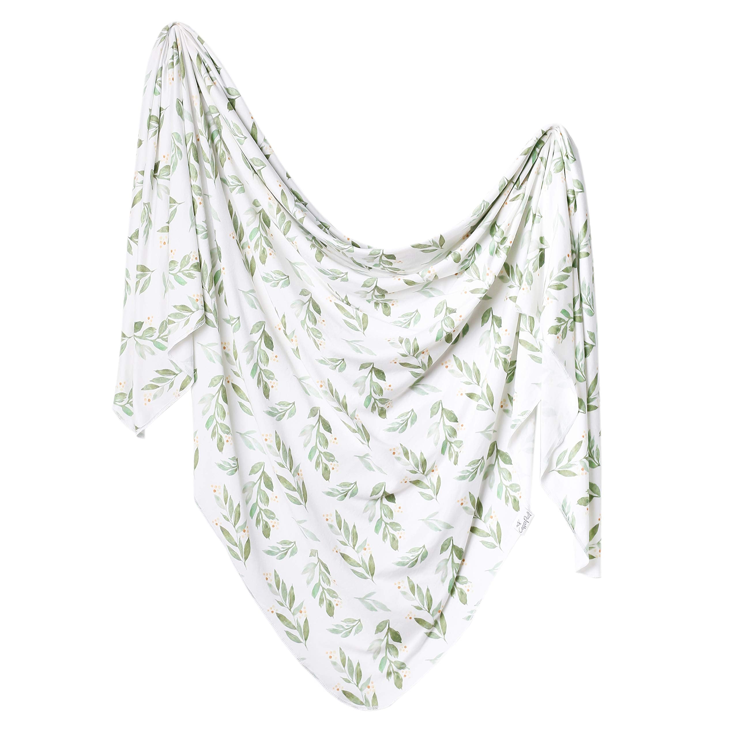 Buy now Copper Pearl Large Premium Knit Baby Swaddle Receiving Blanket Fern at indiglob india