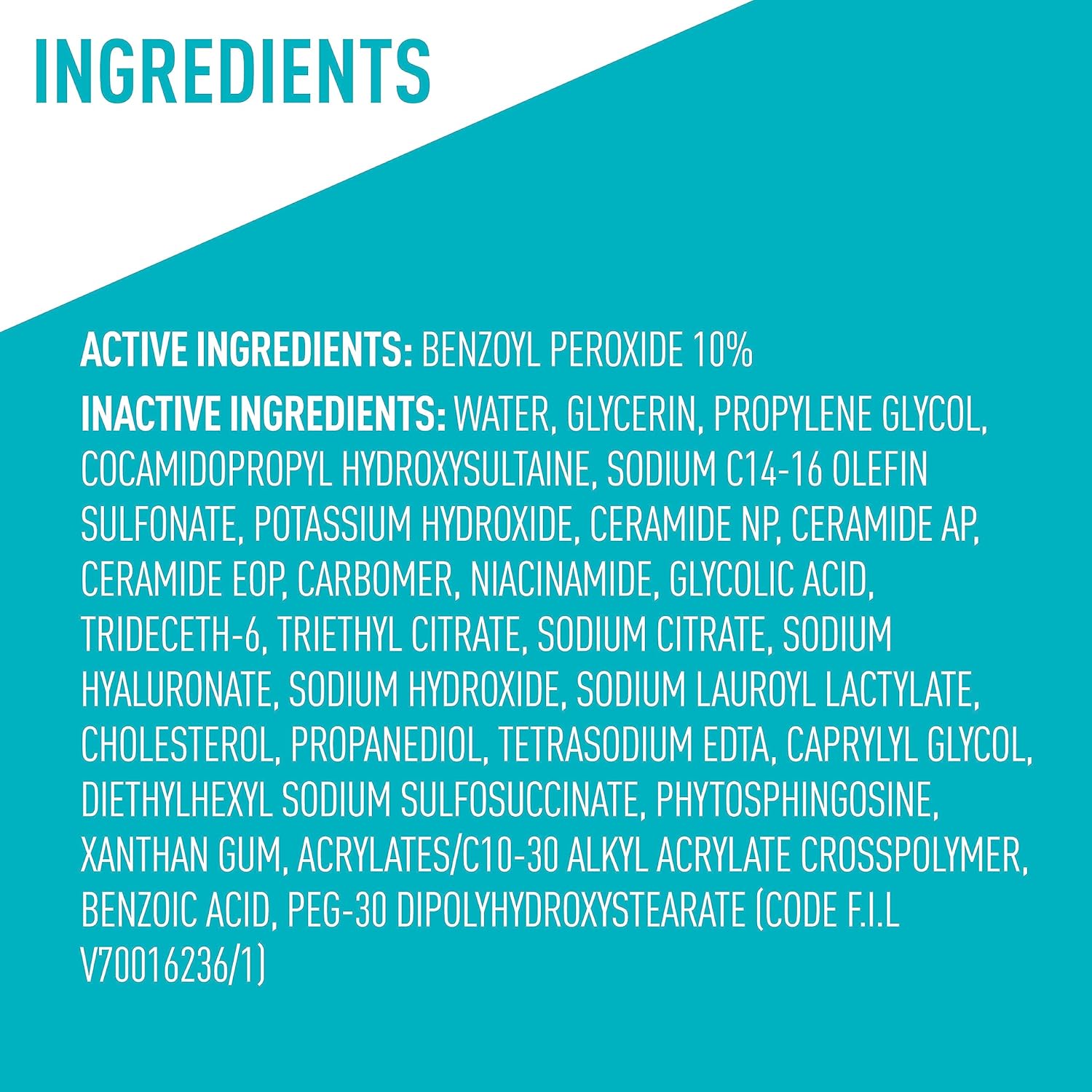 Buy now CeraVe Acne Foaming Cream Wash, Gentle Face and Body Cleanser with Benzoyl Peroxide 10%, Hyaluronic Acid, and Niacinamide, 10% Benzoyl Peroxide Treatment Clears Pimples and Blackheads 5 Oz at indiglob india