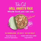 Tiki Cat Grill Wet Cat Food, Variety Pack, 6 oz. Cans (8 Count)