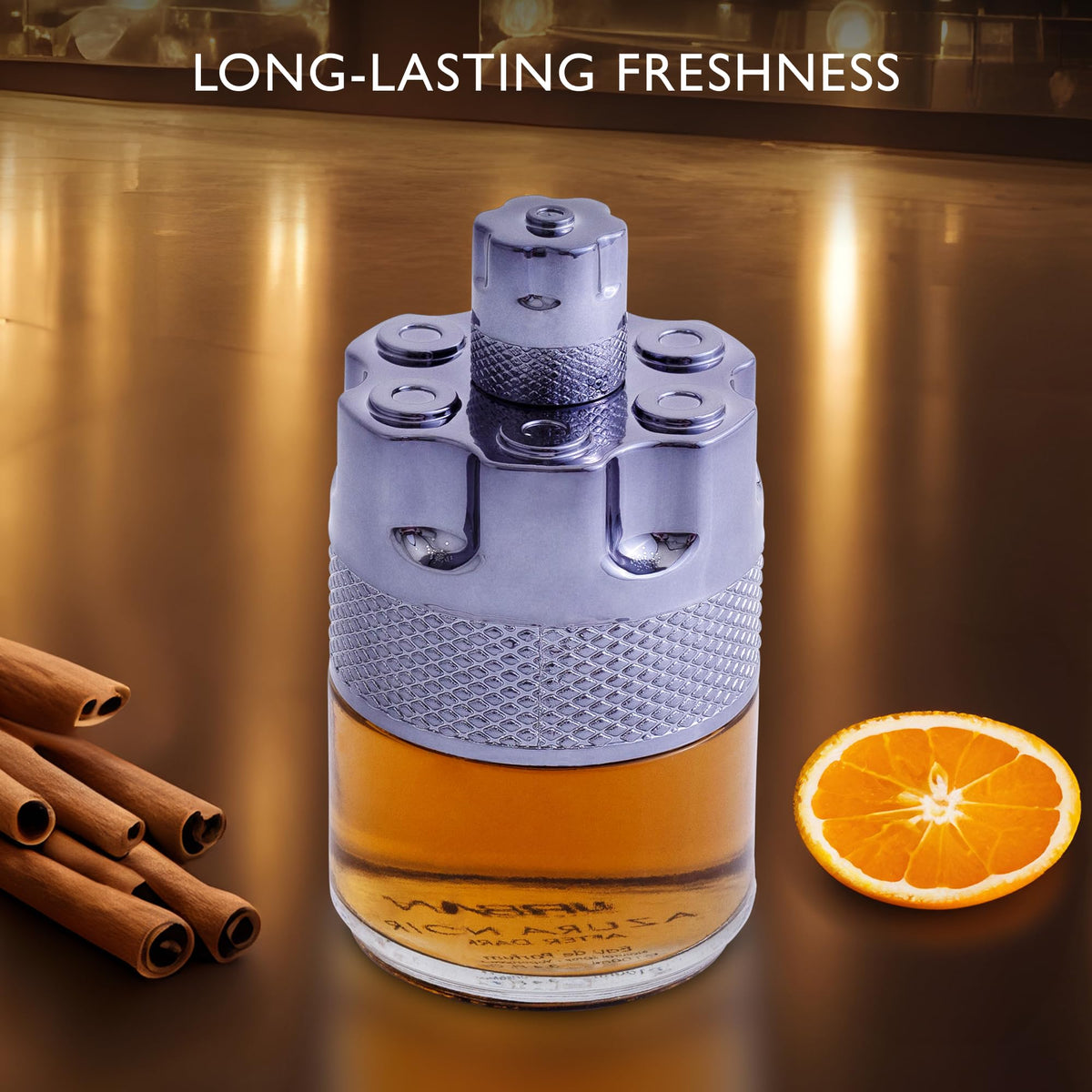 Azura Noir After Dark Eau De Parfum for Men - Woody Spicy Fragrance - Long-Lasting Cologne Choice For Daily Wear - Top Notes of Lemon, Mandarin Orange, Lavender 7 Cinnamon - Elegant 100ml Bottle