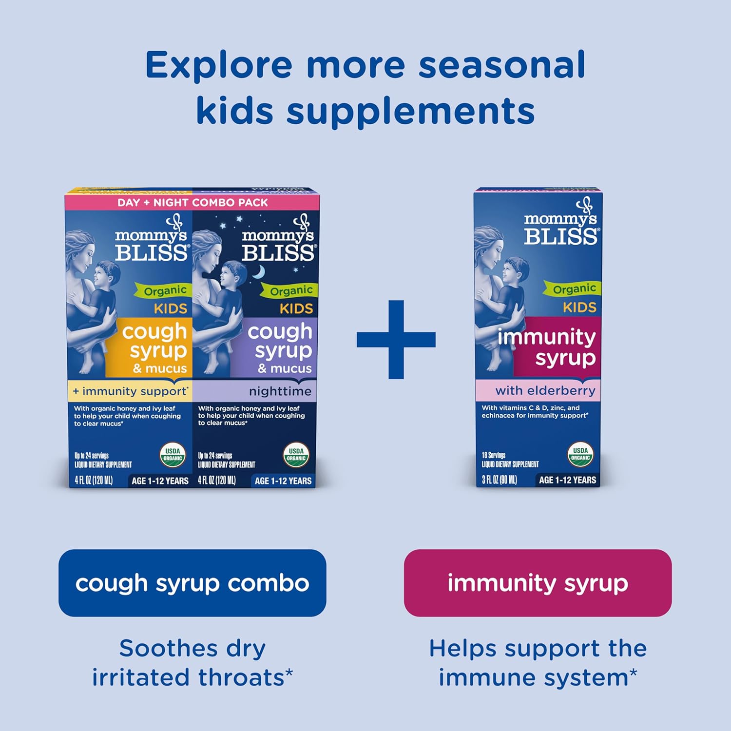 Buy now Mommy's Bliss Kids Elderberry Gummies, Supports Immunity with Black Elderberry, Zinc & Vitamin C, Gluten Free & Vegan, Age 2 Years+ (60 Count) at indiglob india