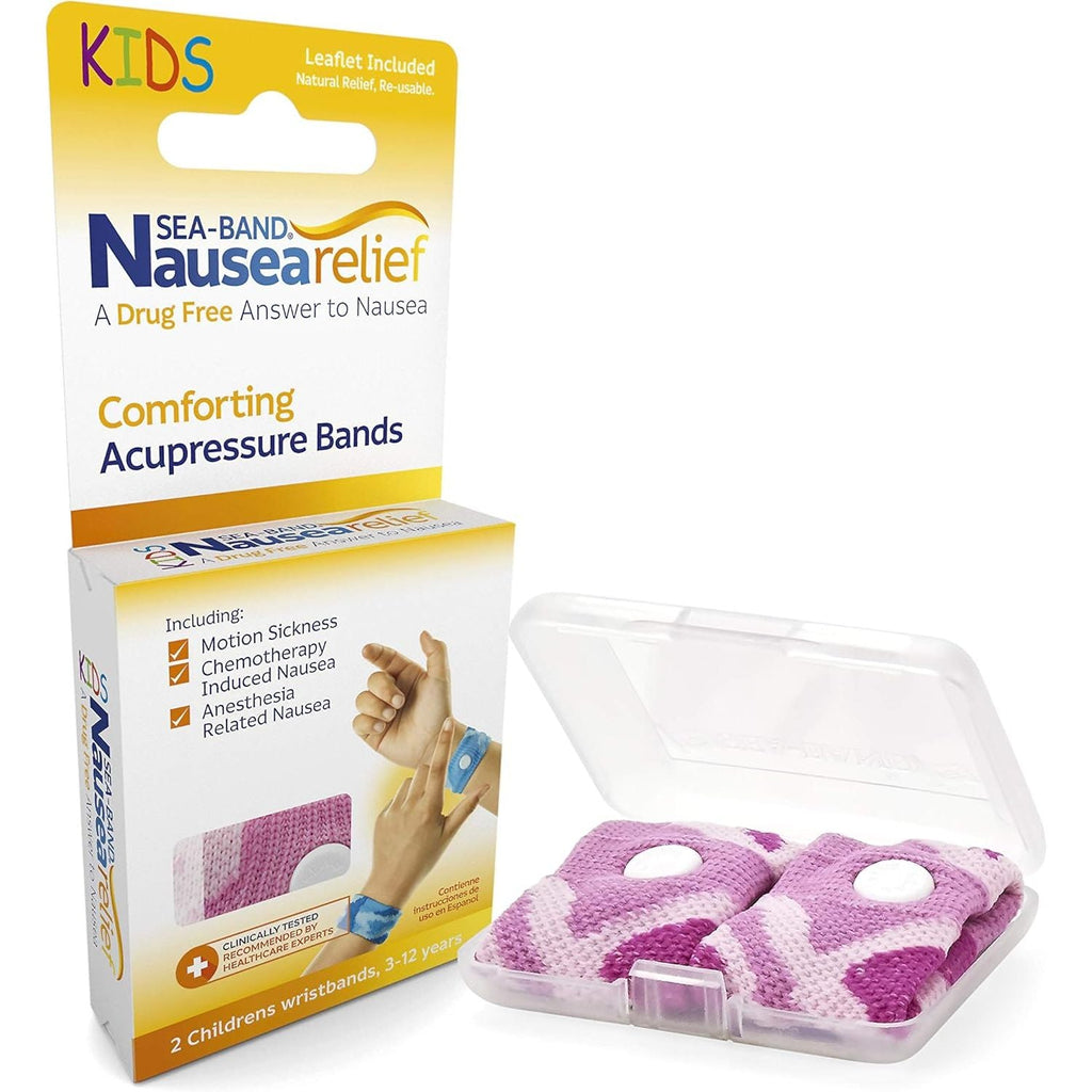 Buy now Sea-Band Anti-Nausea Acupressure Wristband for Motion & Morning Sickness, Child, Blue at indiglob india