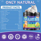 Flea and Tick Prevention for Cats, Cat Flea and Tick Treatment, 500 Chews