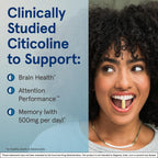Jarrow Formulas Citicoline CDP Choline 250 MG, CDP Choline Supplement Supports Brain Health, Performance and Memory, 60 Capsules, Up to a 60 Day Supply (Pack of 12)