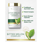Carlyle Bitter Melon Complex | 200 Capsules | Traditional Herbal Extract Supplement | Non-GMO & Gluten Free