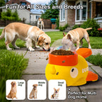 Duck Dog Slow Feeder Puzzle Toy, 3 Adjustable Openings, Treat Dispenser