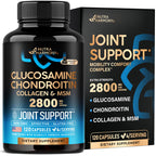Glucosamine Chondroitin MSM Collagen - Joint Supplements 2800 mg - 120 Caps