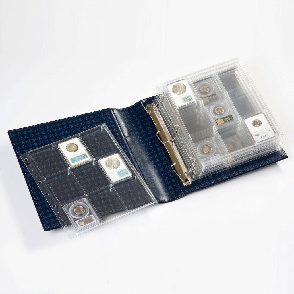Buy now Lighthouse ENCAP Album Pages for Certified or Certified Style Coin Slab Holders PCGS, NGC, ANACS, Premier, Little Bear Elite - Pack of 2 at indiglob india