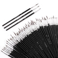 Smallbudi 72 PCS Tiny Detail Paint Brushes, Fine Tip Paint Brush Set 3 Size