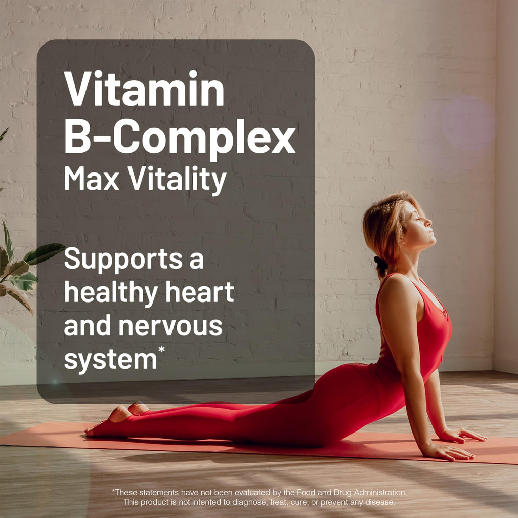 NatureWise Vitamin B Complex for Women and Men - with Folic Acid Biotin B1 B2 B3 B6 B12 - Support Cellular Energy & Mental Clarity - Gluten & Dairy Free - 60 Softgels[2-Month Supply]