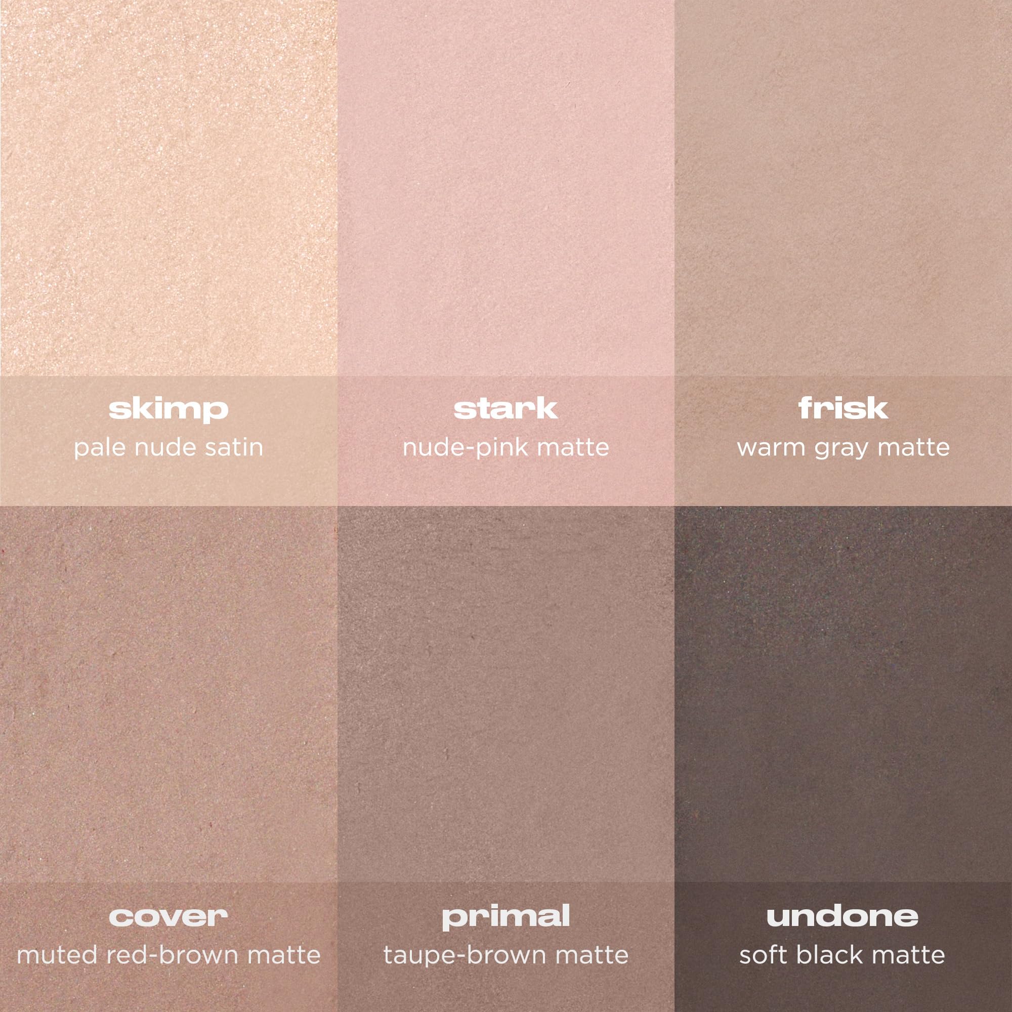 Urban Decay Naked2 Basics Matte Eyeshadow Palette - 6 Cool Neutral Shadows | Contouring Neutral Eyeshadow Palette for Natural + Smoky Eye Looks, Matte Nudes, Travel Makeup Palette, Includes Mirror