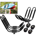 Buy now SCS Direct Kayak Roof Rack Sets - Two Kayak Racks for Cars and SUVs - Universal Fit Carriers Mount on Crossbars for Easy Travel with Kayaks Canoes and Surfboards by PaddleSports+ Default at indiglob india