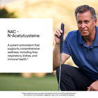 THORNE NAC, 500 mg N-Acetylcysteine, Amino Acid Supplement, 90 Capsules | Supports Respiratory & Immune Health, Promotes Liver & Kidney Detox*, Gluten, Dairy & Soy-Free, NSF Contents Certified