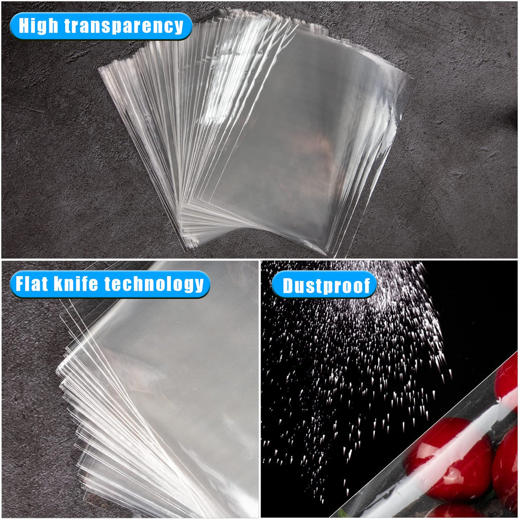 Labeol Cellophane Bags,450Packs 4X6 Inch Treat Gift Wrap