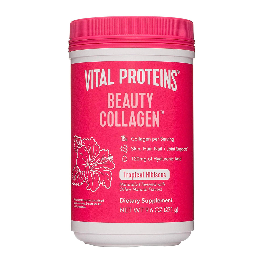 Buy now Vital Proteins Beauty Collagen (Strawberry Lemon, Canister) - 120mg of Hyaluronic Acid and 15g of Collagen Per Serving at indiglob india