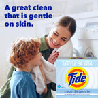 Buy now Tide Clean and Gentle Powder Laundry Detergent, Unscented, 68 Loads, 77 oz at indiglob india