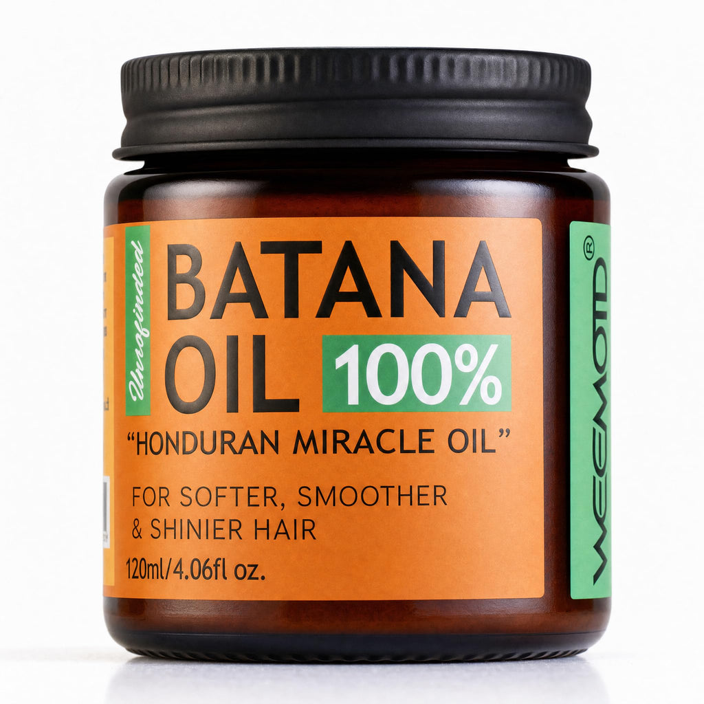 100% Raw Batana Oil for Hair from Honduras, 4.06 Fl Oz, Bright Coffee | Moisturizing Hair Mask, Adds Shine & Softness, Unrefined Conditioning Scalp Oil