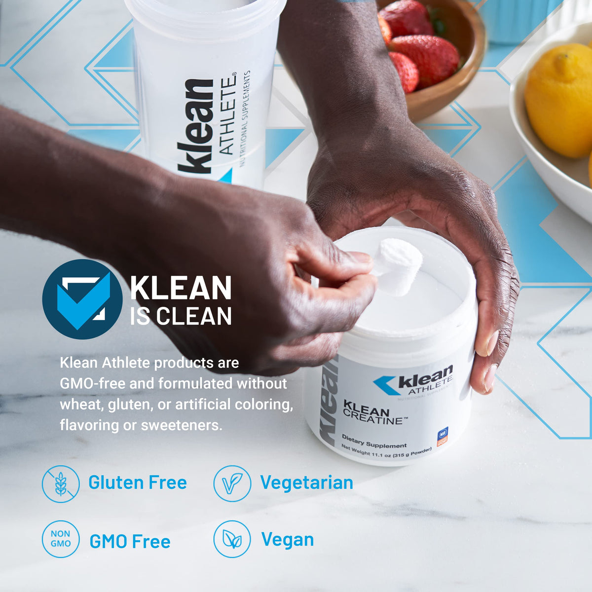 Klean Athlete Klean Creatine, Unflavored, 11.1 Ounces