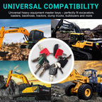 15PCS Multi Types Heavy Equipment Key Set Construction Master Equipment Set