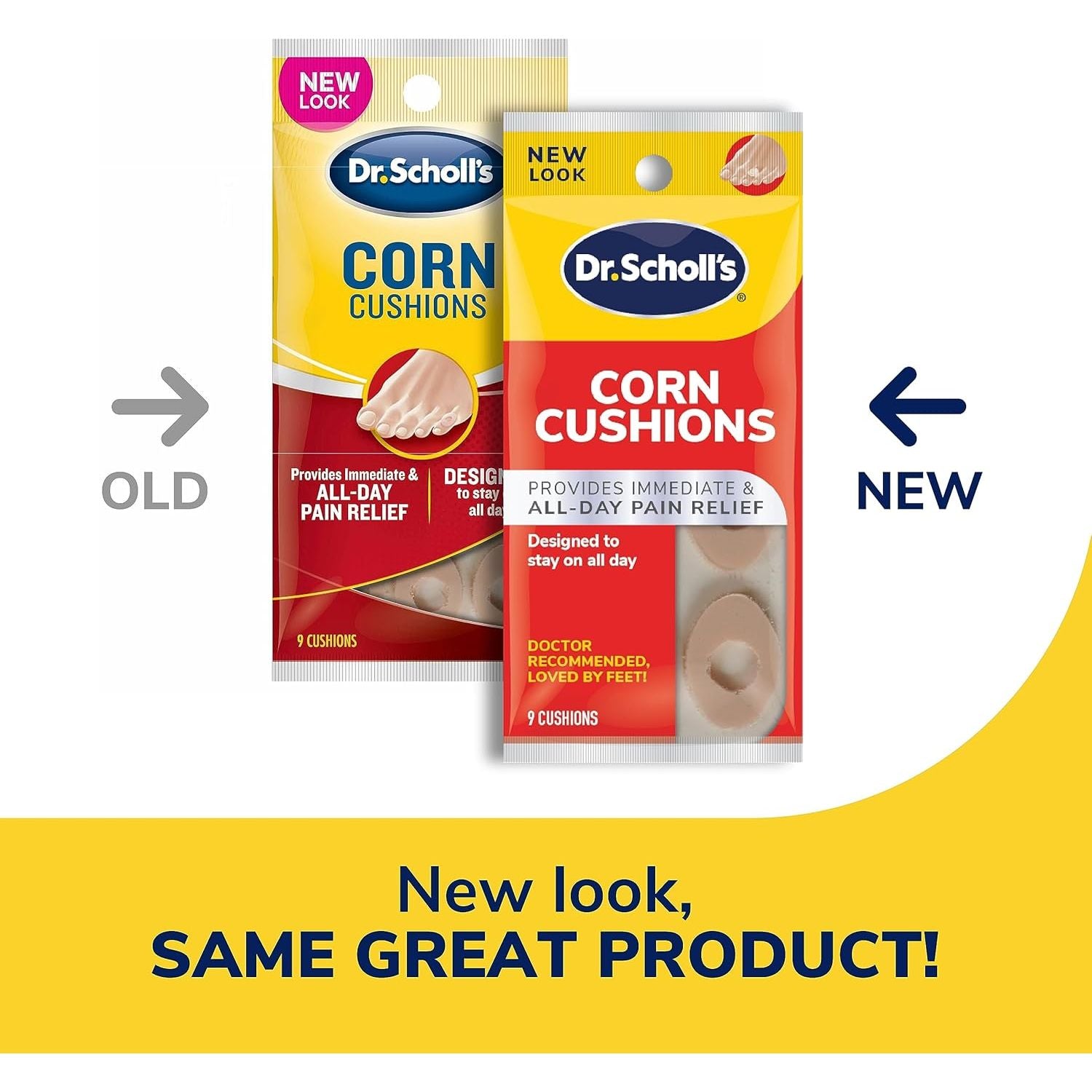 Buy now Dr. Scholl's CORN CUSHIONS, 9 ct // Immediate & All-Day Pain Relief - Designed to Stay on All Day at indiglob india