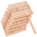 Sakolla 300 Pcs 3.65″ Mini Popsicle Wooden Sticks, Natural Birch Wood