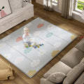 Buy now UANLAUO Foldable Baby Play Mat, Extra Large Waterproof Activity Playmats for Babies,Toddlers, Infants, Play & Tummy Time, Foam Baby Mat for Floor with Travel Bag (Cloud(71x59x0.4inch)) 71x59x0.4 Inch Cloud at indiglob india