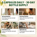 Lymphatic Drainage Supplements Capsules Support Fluid Balance