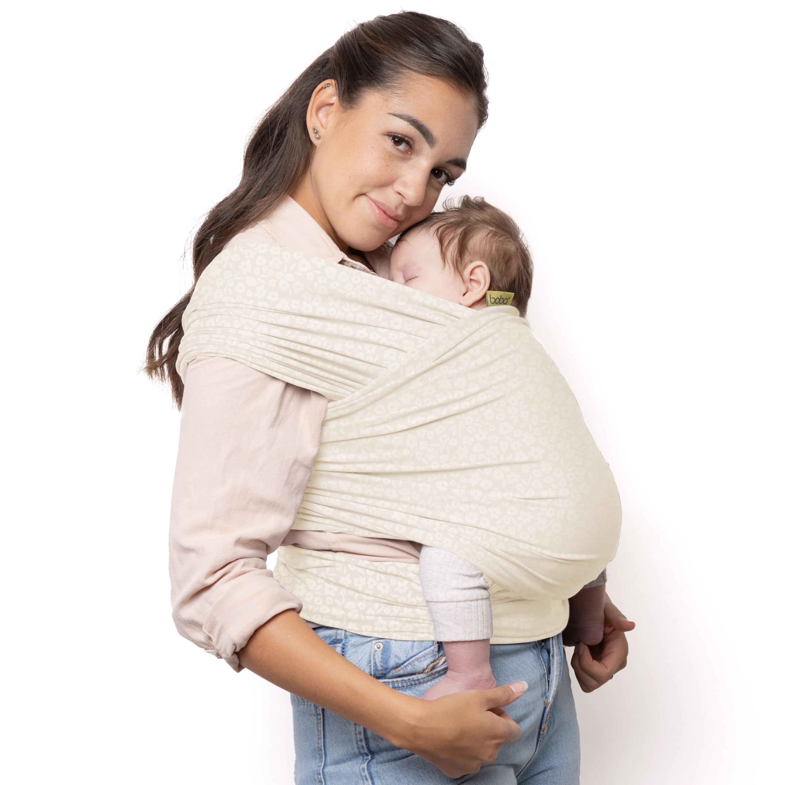 Buy now Boba Baby Wrap Carrier – Original Baby Sling Carrier for Newborns (7–35 lbs), Soft, Secure, Hands-Free & Ergonomic, Ideal for Comfortable Bonding, New Parents (Grey) at indiglob india