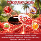 Astaxanthin Antioxidant Supplements 24mg with MCT Oil, Potent Astaxanthin with Ashawagandha, Support Eye, Skin, Immune Function, Fresh Microalgae Source, Triple Strength, 300 Softgels