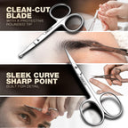 Utopia Care Eyebrow Scissors For Women - Stainless Steel Small Scissors