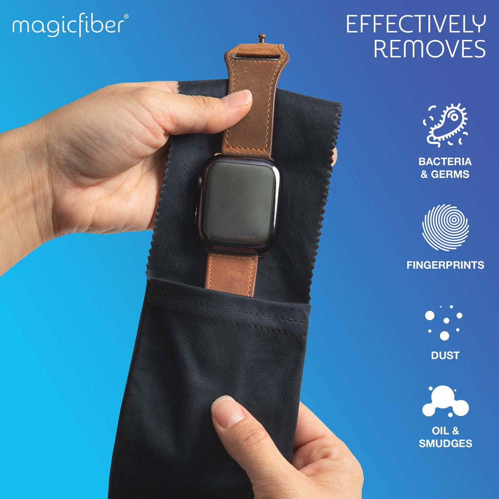 MagicFiber Soft Microfiber Glasses & Sunglasses Pouch Case, Eyeglass Bag