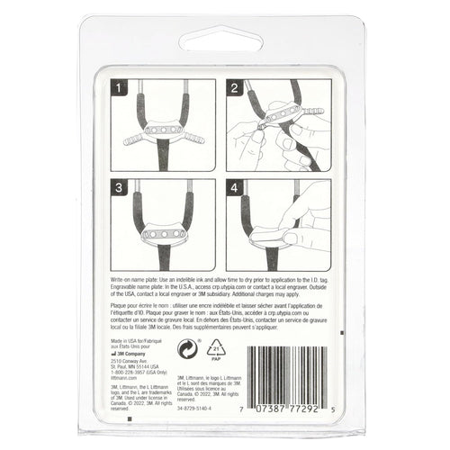 Buy now 3M™ Littmann® Stethoscope Identification Tag, Black, 40007 at indiglob india