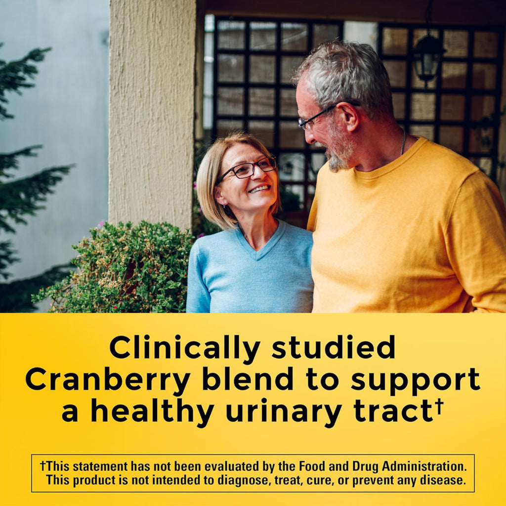 Nature Made Cranberry Supplement 500mg with Vitamin C, 60 Capsules | Cranberry Blend for Urinary Tract Health, For Immune & Antioxidant Support, Gluten Free, One Per Day, 60 Day Supply