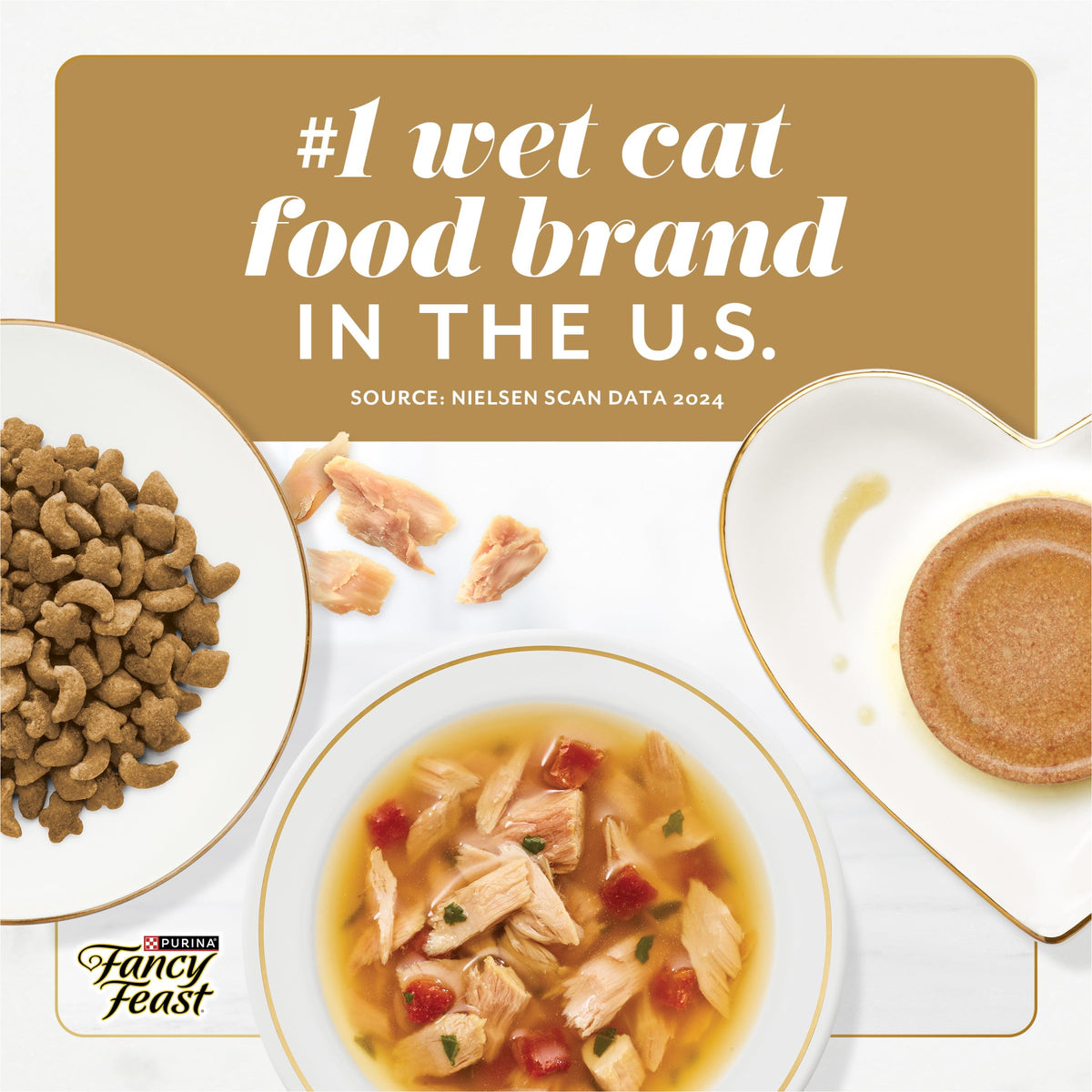 Fancy Feast Purina Natural Cat Treats Variety Pack - 5 Pack, 10 ct Pouches