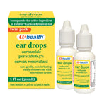 A+Health Earwax Removal Drops, Carbamide Peroxide 6.5%, Made in USA, Twin Pack, 1 fl Ounce(Two 0.5 fl oz bottles)