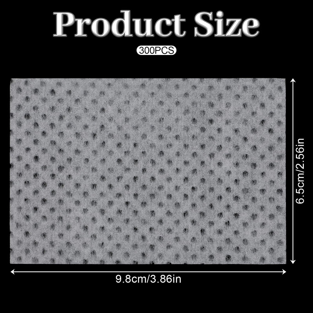 300 Pcs End Papers for Hair, Perm Paper for Hair, Disposable Salon Hair End Wrap Papers, High Temperature Resistance Curling Tissue Styling Accessories for Cold and Hot Perms (White)