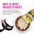 Tiki Cat Born Carnivore Broths Wet Cat Food Toppers, Variety Pack, 1.3 oz. Pouch (12 Count)