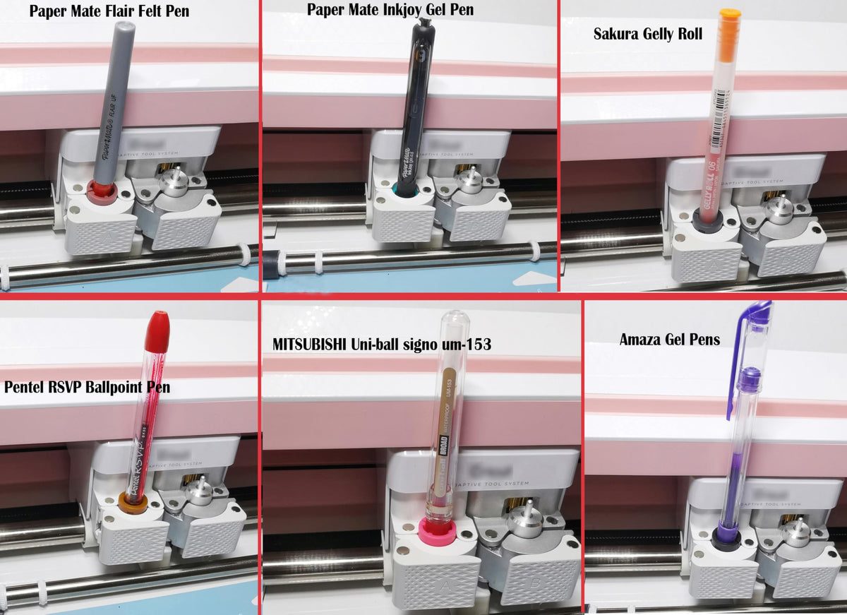 Pen Adapter Set Compatible with Explore Air/Air 2/Air 3/Air 4 and Maker/Maker 3/Maker 4, Pen Adapter Compatible with (Sharpie/Bic/Crayola/Sakura/Pilot/Pentel/Paper Mate/Mitsubishi uni-Ball)