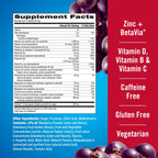 Emergen-C Immune+ Triple Action Immune Support Powder, Elderberry, 18 ct