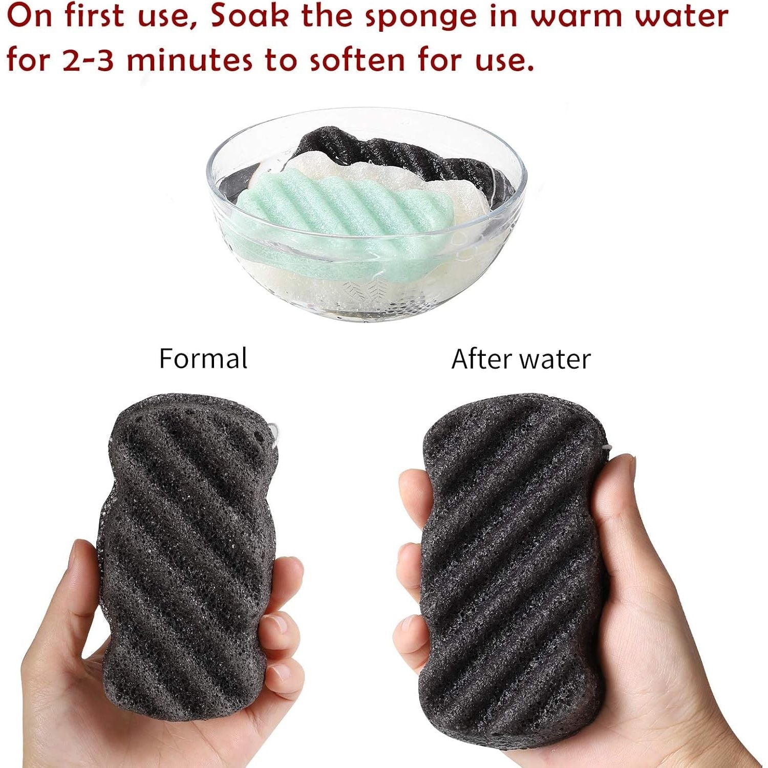 Why Indiglob is the #1 Store for 3 Pcs Konjac Bath Sponge for Kids, Babys, Infant, Toddler, 100% All Natural KONJAC Shower Body Sponges, 3 Colors and Extra Large Size, Safe for Oily, Dry, Combination or Sensitive Skin