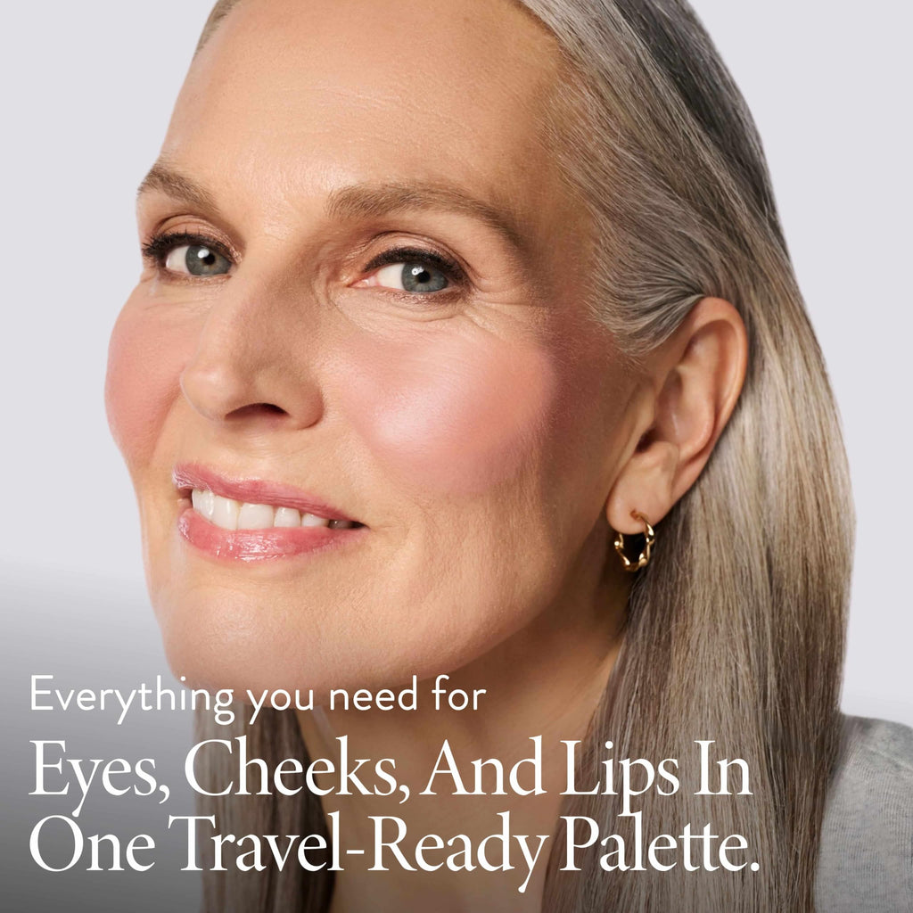 LAURA GELLER Glam on the Run Face, Eye & Lip Travel Makeup Palette