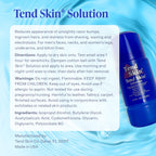 Tend Skin Refillable Roll-On Solution For Razor Bumps & Ingrown Hair 2.5 Oz | Solution for Unsightly Razor Burns, Post Shaving and Waxing Toner, Deodorant, Made in USA