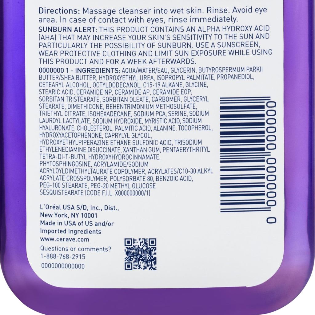 CeraVe Brightening Vitamin C Facial Cleanser, Niacinamide Face Wash, 8oz | Hydrating Skin Care Formula with Ceramides, Gently Exfoliates To Fade Discoloration and Reveal a Radiant Complexion