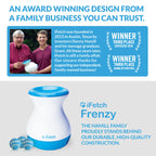 Buy now iFetch Frenzy Interactive Dog Toy, Self Fetch Mini Tennis Ball Machine for Small and Medium Dogs, Includes 3 Tennis Balls, Mental Stimulation Brain Game at indiglob india