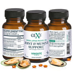 Haka Life GLX3 Green Lipped Mussel Oil Capsules for Joint and Muscle Support | Extra-Strength Omega-3 Green Lipped Mussel Supplement for Comfort, Flexibility & Recovery | Contains ETA, EPA, DHA
