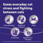 FELIWAY Optimum Cat Calming Diffuser Refill – Cat Pheromone Diffuser Refill for Advanced Support to Reduce Stress, Spraying, Scratching, Fighting and Hiding– 2 Pack