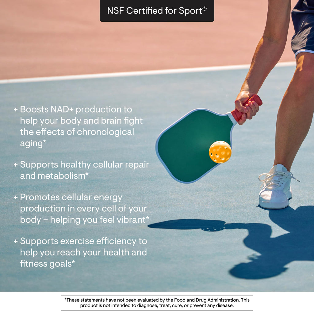 THORNE NiaCel 400, Nicotinamide Riboside & Betaine, 60 Capsules | Supports NAD+ Production, Healthy Aging, Cellular Energy, Methylation & Sleep-Wake Cycle*, NSF Certified for Sport
