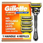 Buy now Gillette ProGlide Shield Razor for Men, Handle + 2 Blade Refills 1 Razor, 4 Refills at indiglob india